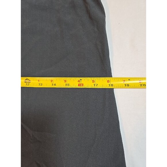 NEW EILEEN FISHER Silk Georgette Crepe Long Shell in Graphite size XXS New - Picture 10 of 12